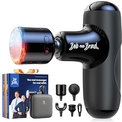 BOB AND BRAD Q2 Pro Mini Massage Gun with Heat and Cold for Muscle Recovery