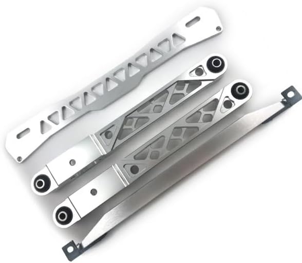Rear Lower Control Arm Subframe Brace Tie Bar Kit, Billet Rear Lower Control Arm for 1997-2001 Mitsubishi Mirage, Proton Wira & Satria (For 1997-2001 Mitsubishi Mirage)