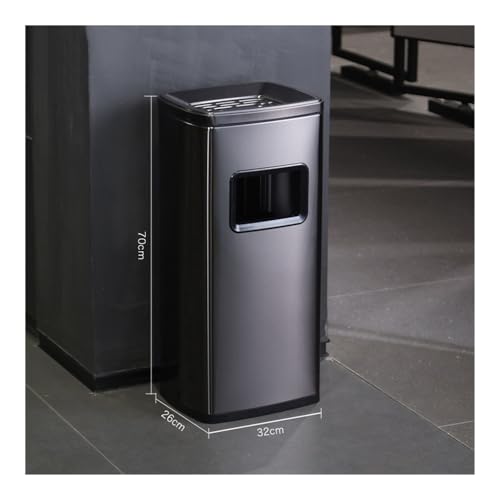 Cenicero y cubo de basura exterior para colillas de cigarrillos 2