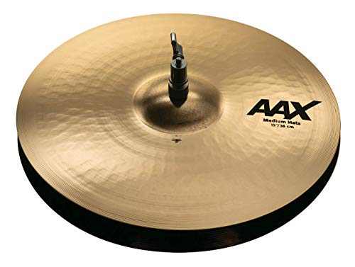 SABIAN 15\" AAX Medium Hats, Brilliant Finish - Thumbnail 2
