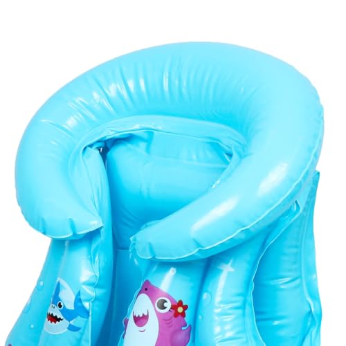 Image of Swimming Inflatable PVC Safety Life Jacket for Boys & Girls| Beginner Learning Adjustable Swim Safety Vest for Kids|Children Water Floatation Trainer for Poll, Beach, Boating