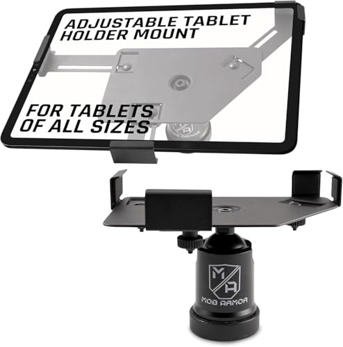 Mob Armor Tab Mount Maxx - Universal Magnetic Tablet Holder for Car, USA Assembled Car Mount for 7"-13" Tablets, Christmas, White Elephant for Men, Dad, Boyfriend & Husband