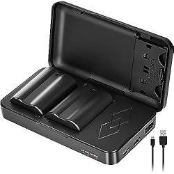 Nikon D7000 Bateria JYJZPB Paquete de 2 Baterías EN-EL15B y Cargador de Batería EN-EL15a para Batería Nikon D7500, Batería D750, Z6, Z7, D500, D600, D610, D810, D800, D800E, D710E, D850, D7000, D7100, D72000 Cámaras