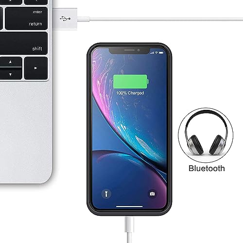 Pxwaxpy HIX50B3 Battery Case For Iphone Xr, 6800Mah Portable Charging Case For Iphone Xr Extended Rechargeable Charger Case Battery Pack Compatible thumb #2