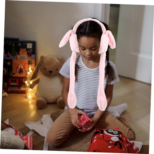 Gorro que hace estallar las orejas de conejo con diademas acolchadas para mujer 7