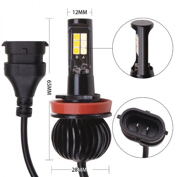 Amazon | 【2色切り替え】 H8/H11/H16兼用(国産車) led フォグランプ 