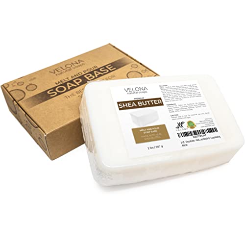 Velona 2 Lb - Shea Butter - Melt And Pour Soap Base Sls/Sles Free | Natural Bars For The Best Result For Soap-Making #TOP6