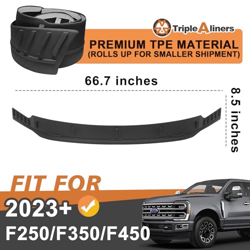 Image of TripleAliners Hood Bug Deflector Protector for 2023-2026 Ford F250 /F350 /450