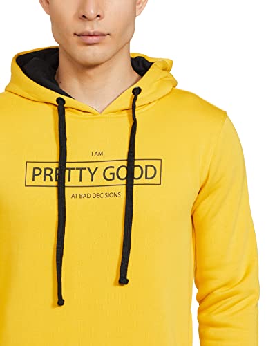 Image of Amazon Brand - Symbol Men's Cotton Blend Hooded Neck Regular Fit Sweatshirt