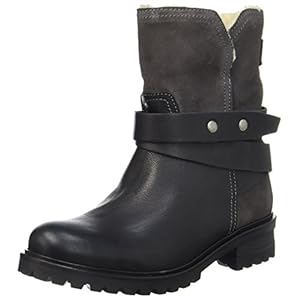 Tommy Jeans Vrouwen C1385orey 4cw cowboy laarzen, Zwart Staal Grijs Zwart, 36 EU