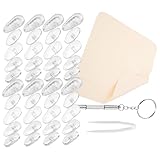 LIFKOME 1Set Sunglasses Repair Kit with Silicone Nose Pads Glasses Screw for Eyeglasses Includes Screws and Pads for Enhanced Comfort and Stability for All Frame Types