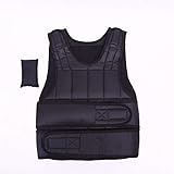 Generic Gewichtsweste Verstellbare Sporttrainings-Unsichtbarkeitsweste Sandsackweste zum Laufen (Color : Black, Size : 10kg) (Black 10kg)