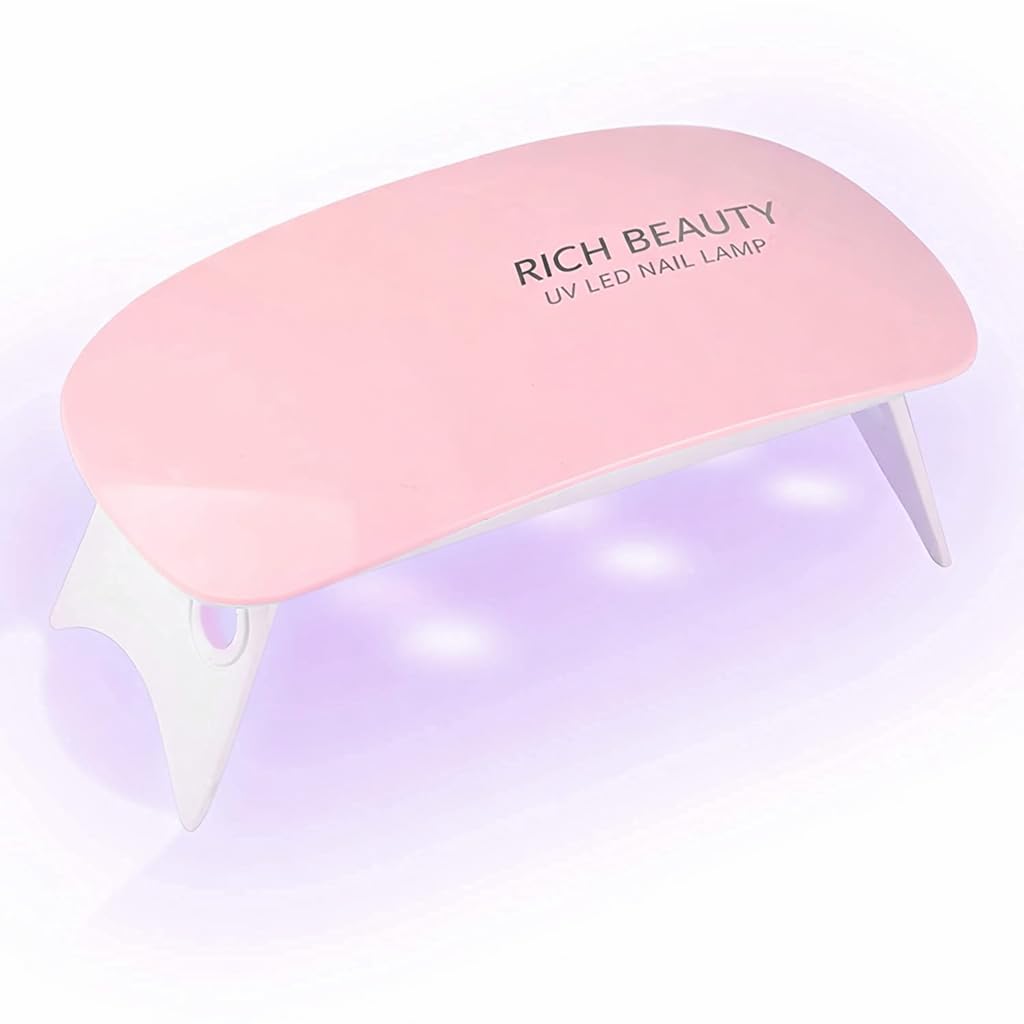 Mini UV LED Nail Lamp 6W – Portable USB Nail Dryer for Gel Polish, Quick Curing, Lightweight Manicure/Pedicure Tool for Home & Travel Use