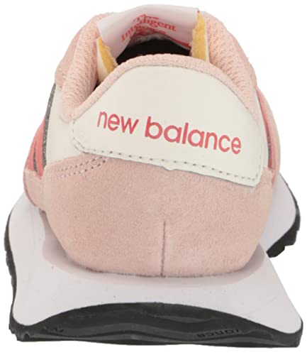 New Balance Kids 237 Bungee Sneaker, OYSTER PINK/MARS RED, 2 W Infant (0-12 Months)3