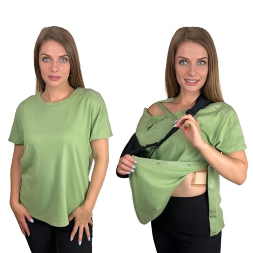 Inspired Comforts Post Shoulder Surgery Shirt for Women- Full Tearaway Adaptive Clothing