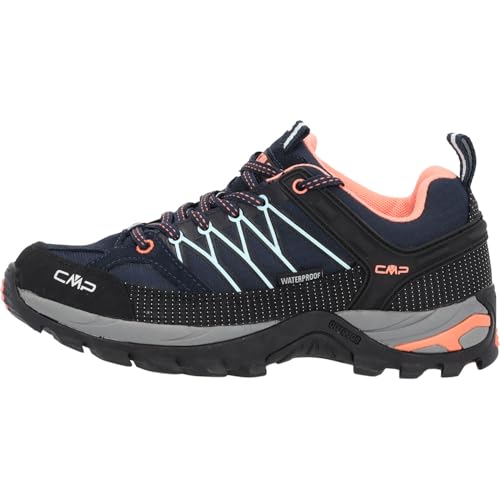 CMP Damen Rigel Low WMN Shoe WP Trekking-& Wanderhalbschuhe, B.Blue-Giada-Peach, 40 EU