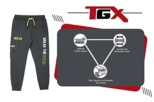 Image of TOP GEAR TGX Boys Cotton Joggers Track Pant