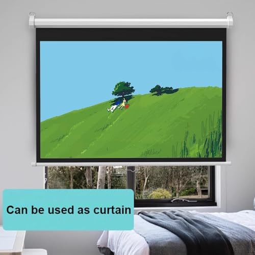 Pantalla manual 60 pulgadas 16:9 para proyector miniatura 3