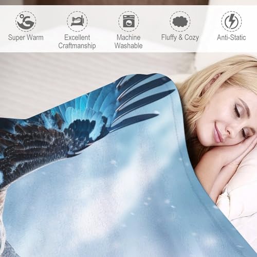 Couverture Polaire Aigle Couvertures de Canapé Lit Flannel - 6