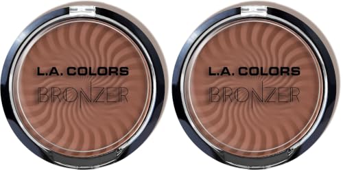Image of L.A. COLORS Bronzer, Deep Tan CFB408 (Pack of 2)