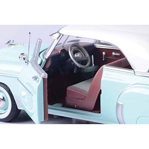 1950 Chevy Bel Air verde a escala 1:24 miniatura 6