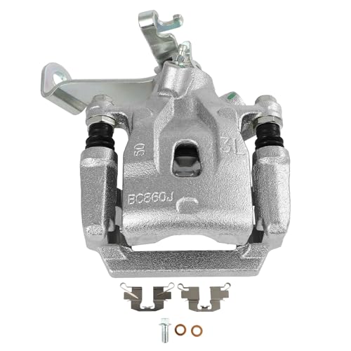Image of SCITOO 19B7123 Rear Left Disc Brake Caliper w /Bracket Fit For Mazda For CX-5 2013-2015, Single Piston