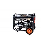 KOMPAK Baustellen Stromaggregat Stromerzeuger 10kVA K10000TE-T Großer Tank AVR Räderkit E-Starter
