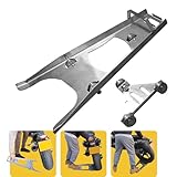 FOVNY スタンドムーバー 最大耐荷重300㎏ 一人でそうか可能のバイクムーバー アシンメトリーデザイン スタンドローラー 大型バイク 車庫入れ (本体+改良型スタンドムーバー)