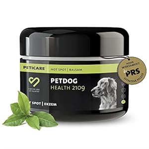Hot-Spot Balsam für Hunde | speziell bei Hotspots & Ekzemen Aller Art | lindert Juckreiz & unterstützt Regenerationsprozess | einzigartiges PRS® System für Lange Wirkung – petDog Health 2109