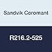 Sandvik Coromant R216.2-525 U-MAX Drilling Endmill, 2 Number of Flutes, 39.9 mm Length, 0.984 mm Cutting Diameter (Pack of 1)
