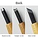 Wazakura 3PCS Bonsai Chisel Kit with Round Gouge, Single Bevel Skewed and V-Parting Tool, Hand Carving Tool Set for Jin Shari Making, Woodworking Knife Pack (3PCS Bonsai Chisel Kit)