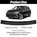 Hugeek Rear Bumper Protector for Volkswagen VW 2018-2024 Tiguan Car Accessories ABS Plastic Material Matte Black Resistant Trunk Door Entry Guards