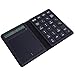 ciciglow Calcolatrice del Cuscinetto Numero Bluetooth, 23 Tasti Ricaricabili Ricaricabili Tastiera Numerica Wireless Portatile, Tastiera Numerica Wireless con Custodia in Pelle PU per immagine