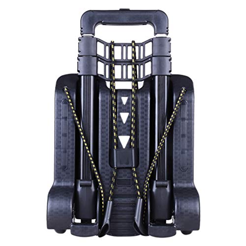 Carretilla plegable portátil con ruedas sólidas 40kg miniatura 4