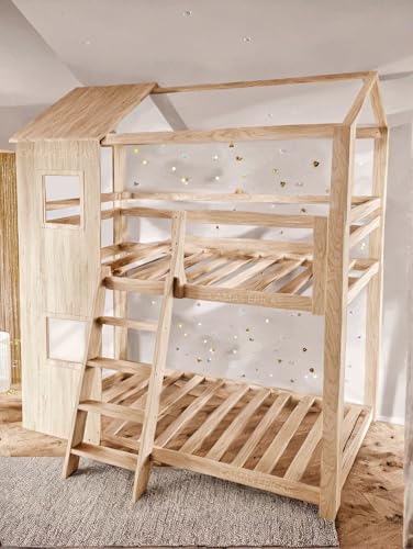 La Mejor Selección de Literas Madera comprados en linea. 45 Litera Individual de Madera, Dos Niveles