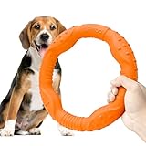 LaRoo Hund Frisbee Hundefitness Ring,Unzerstörbare Float Hunde Disc Flugscheibe Spielzeug,Sommer Pet Training für Mittel Große und kleine Hunde