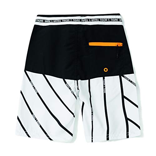 Bermuda Active, Tigor T. Tigre, Meninos, Preta/Branca, 4