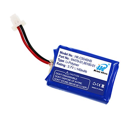 Kh Kam Hua Plantronics Cs540, C054 Battery Replacement, 84479-01, 86180-01 Battery For Plantronics Cs540, C054 Headset, #TOP5