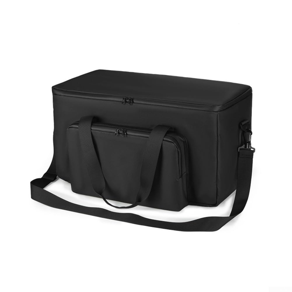 Custodia rigida per JBL per partybox On-The-Go 2/1 - Borsa da viaggio per altoparlanti con manico - Guscio protettivo resistente all'acqua - Borsa portatile - Nero 52 x 24 x 29 cm