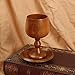 Ohmique Chalice Cup Wooden, Communion Goblet with Tray & Gift Bag, Communion Chalice Wooden Goblet, Handmade Vintage Wine Cup (5.1 inches)