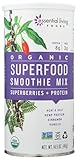 Essential Living Foods Organic Superfood Smoothie Mix, With Mesquite, Lucuma, Pea and Hemp Protein, Acai and Goji Berry Powder, Vegan, Non-GMO, Gluten Free, Kosher, 14.5 Ounce Tin