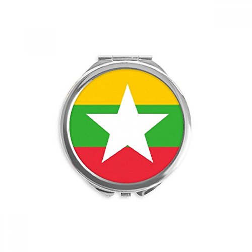 Miroir de poche maquillage Myanmar rond et compact pour ne plus rater vos retouches en déplacement