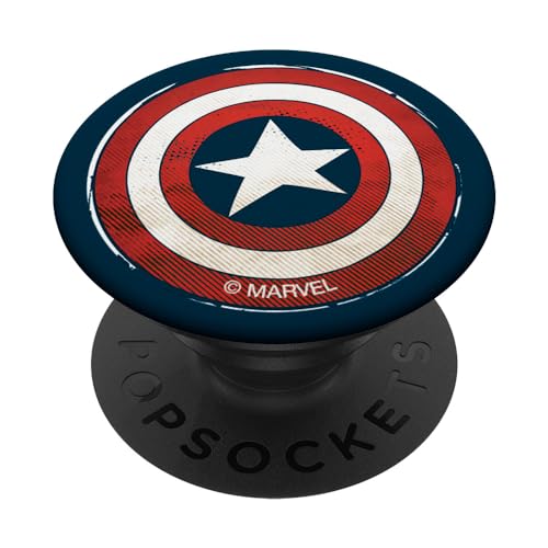 Popsockets- Marvel Captain America Shield Icon Agarre y Soporte...