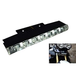 Moto Feu de Position Jour Bande Clair 12cm Longueur