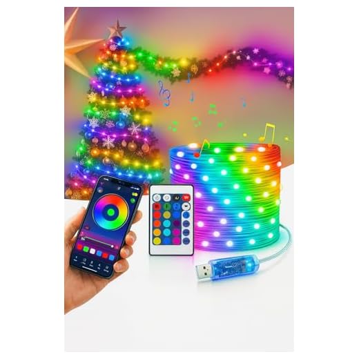 Pisca Pisca Natal Smart 10m 100 Leds Bluetooth | Controle Remoto e App Celular | 6 Funções Piscantes USB Prova d’Água IP68 – Decoração Natal Festa