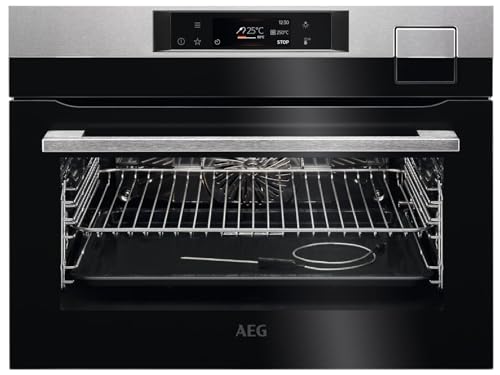 Kompakt-Dampfbackofen SteamPro AEG KSK792280M Edelstahl
