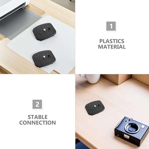 Placa de liberación rápida de 4.3 cm en pack de 5 unidades para trípodes y estabilizadores 3