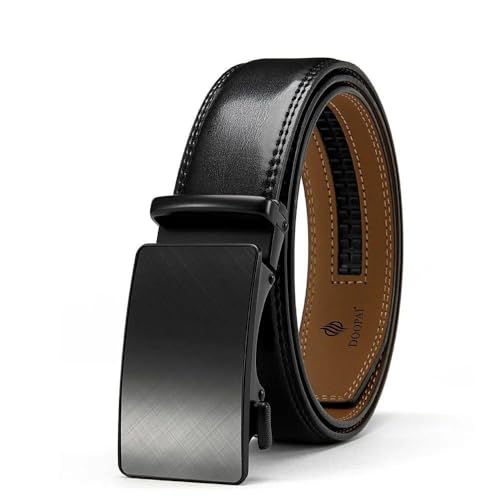 Ceinture à boucle automatique en cuir idéale pour vos réunions d'affaires et déplacements