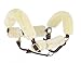 Ovation Europa Sheepskin 6 Piece Halter Set Black OneSize