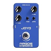 Interesting pedal--JOYO ARGOS OVERDRIVE features multiple Overdrive tones in one unit, offering various classic Overdrive tones.With built-in adjustable threshold Noise Gate circuit, the guitarists can get rid of the hum and noise during performance ...